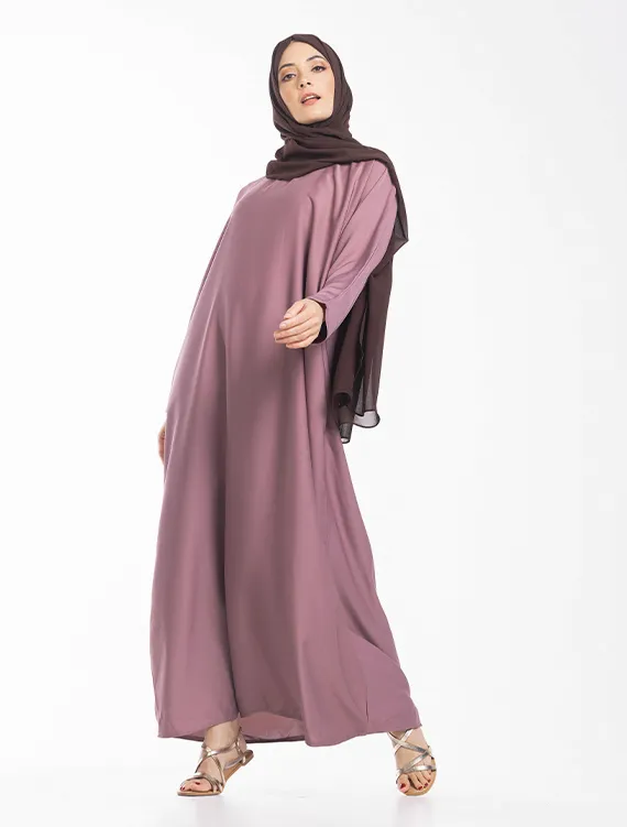 Rose Pink Basic Abaya