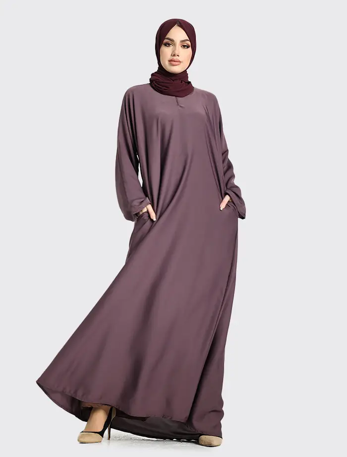 Mauve Basic Abaya