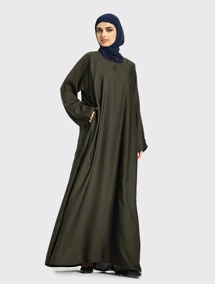 Khaki Basic Abaya