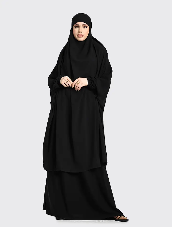 Black 2 Piece Jilbab