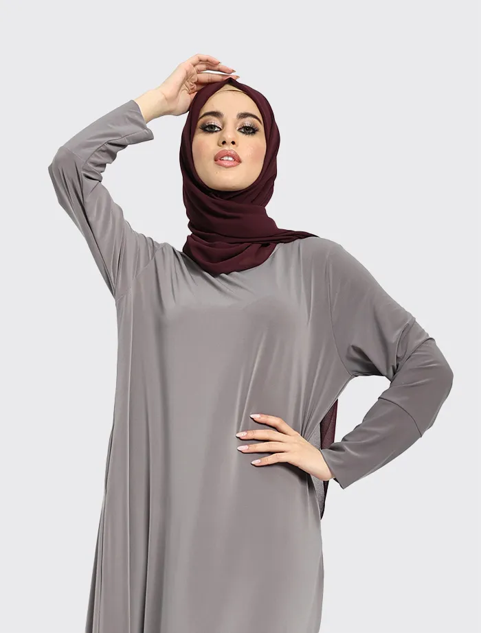 Mid Grey Inigo Abaya