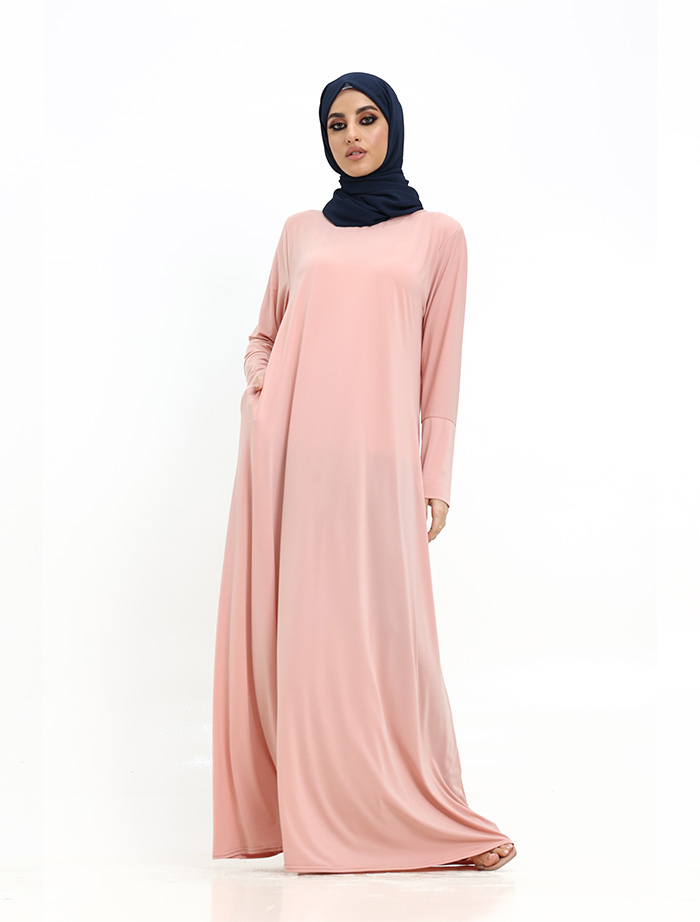 Peach Inigo Abaya