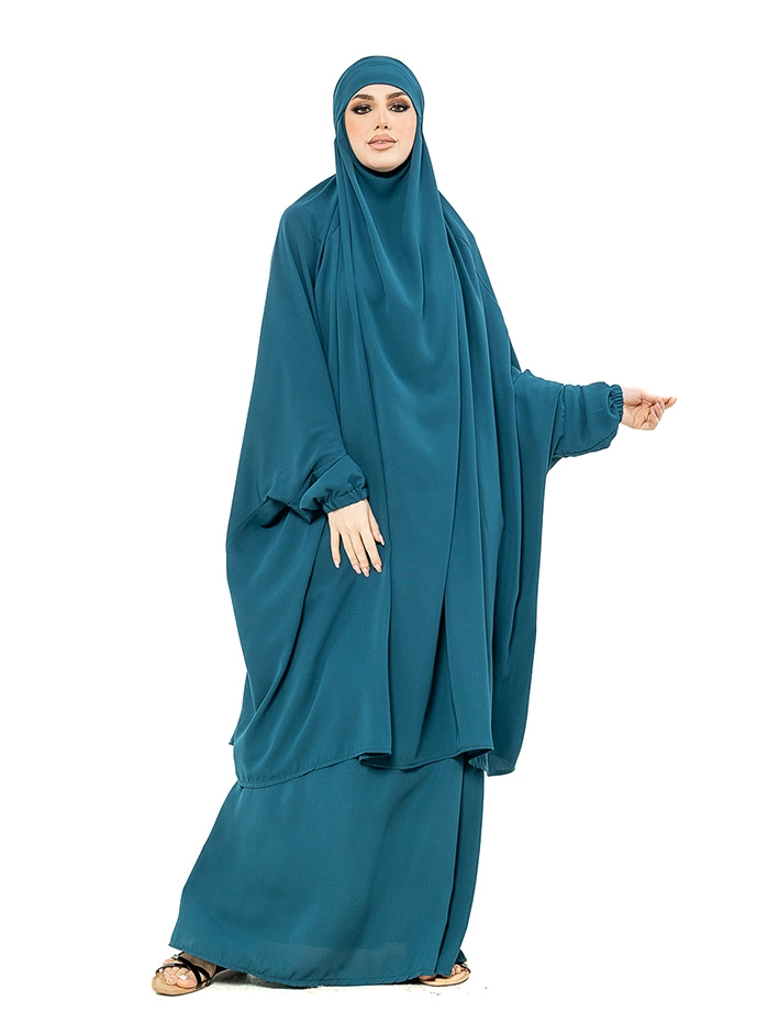 Petrol Blue 2 Piece Jilbab