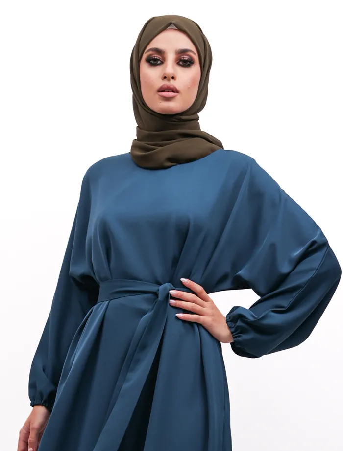 Petrol Blue Essential Abaya
