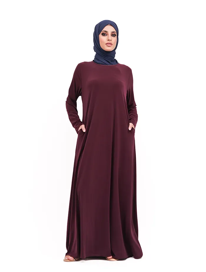 Plum Inigo Abaya