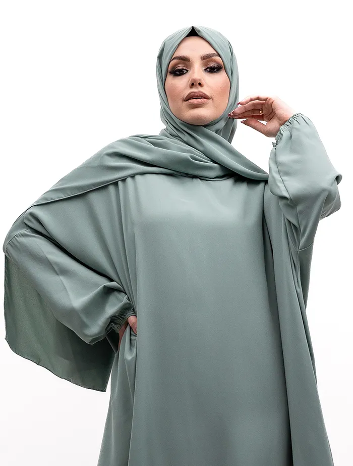 Sage Instant Hijab Abaya